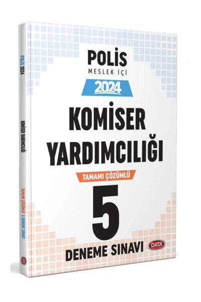 Data Yayınları 2024 Emniyet Genel Müdürlüğü Komiser Yardımcılığı Sınavı Tamamı Çözümlü 5 Deneme Sınavı