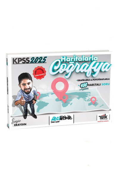 HocaWebde Yayınları 2025 KPSS Haritalarla Coğrafya