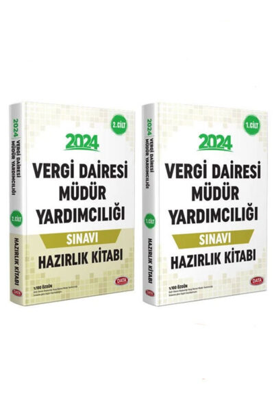 Data Yayınları 2024 Vergi Dairesi Müdür Yardımcılığı Sınavı Hazırlık Kitabı