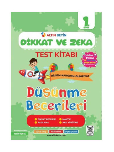 Altın Nokta Yayınları 1. Sınıf Altın Beyin Dikkat Ve Zeka Kitabı