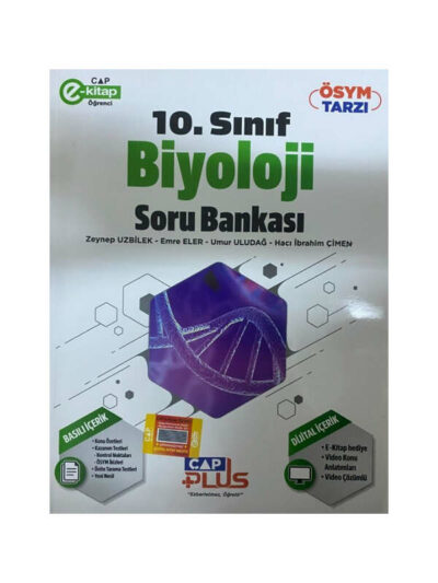 Çap Yayınları 10. Sınıf Anadolu Biyoloji Soru Bankası