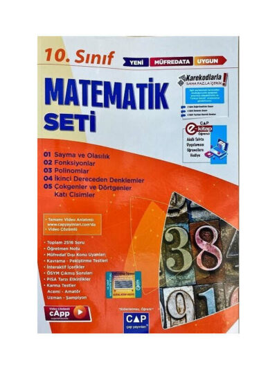 Çap Yayınları 10. Sınıf Anadolu Matematik Seti