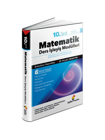Aydın Yayınları 10. Sınıf Matematik Ders İşleyiş Modülleri Set Tamamı Video Çözümlü