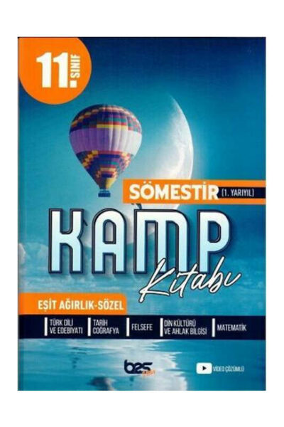 Bes Yayınları 11. Sınıf Eşit Ağırlık Sözel Sömestır 1. Dönem Kamp Kitabı