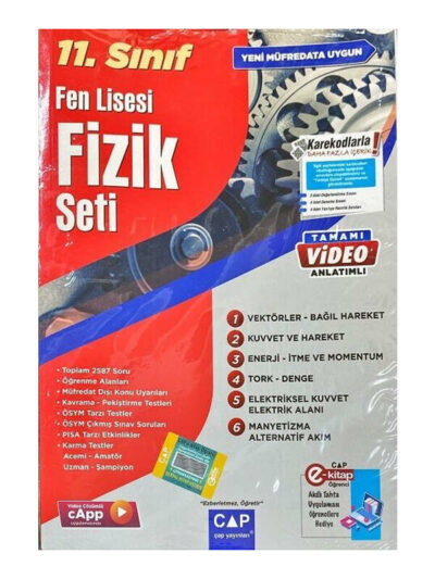 Çap Yayınları 11. Sınıf Fen Lisesi Fizik Seti