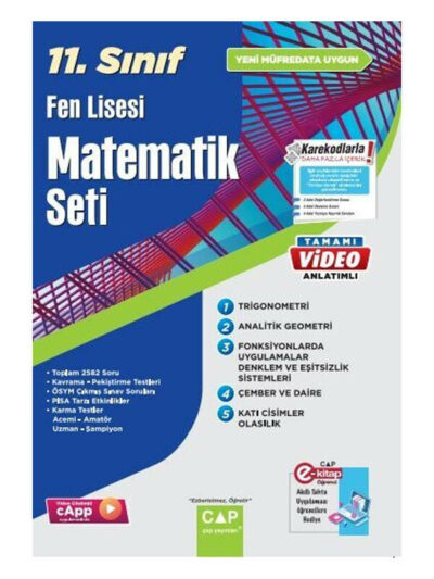 Çap Yayınları 11. Sınıf Matematik Fen Lisesi Seti