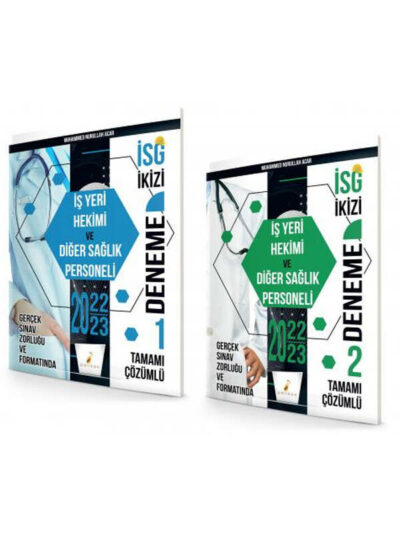 Pelikan Yayınları 2022 - 2023 İSG İkizi İş Yeri Hekimi ve Diğer Sağlık Personeli 2 Özgün Deneme Sınavı