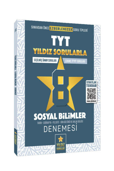 Yıldız Sorular Yayınları 2022 TYT Sosyal Bilimler 8 Deneme Video Çözümlü