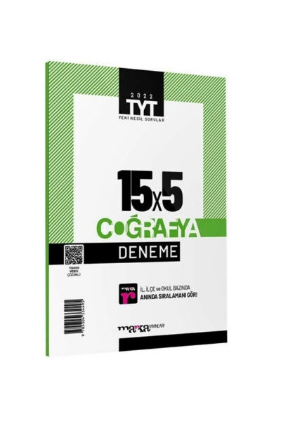 Marka Yayınları 2022 YKS TYT Coğrafya 15x5 Deneme