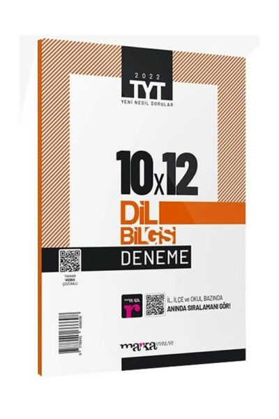 Marka Yayınları 2022 YKS TYT Dil Bilgisi 10x12 Deneme