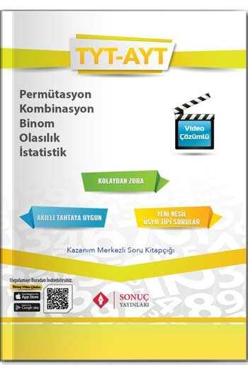 Sonuç Yayınları TYT AYT Permütasyon Kombinasyon Binom Olasılık