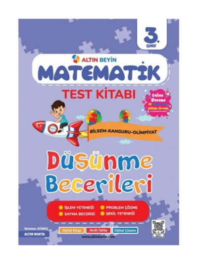 Altın Nokta Yayınları 3. Sınıf Altın Beyin Matematik Test Kitabı