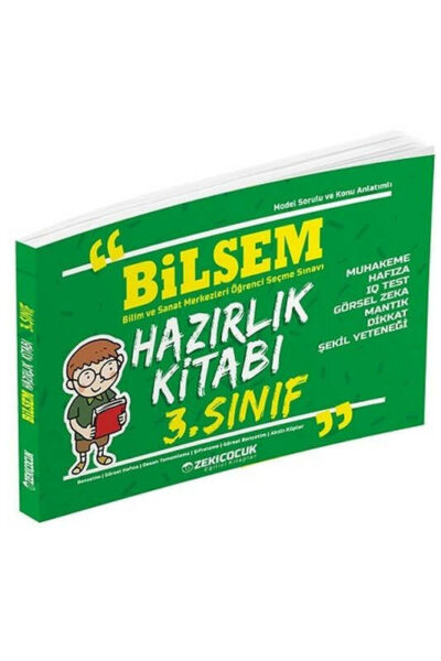 Zeki Çocuk Yayınları 3. Sınıf Bilsem Hazırlık Kitabı
