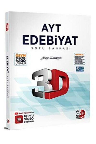 3D Yayınları 2025 AYT Edebiyat Soru Bankası
