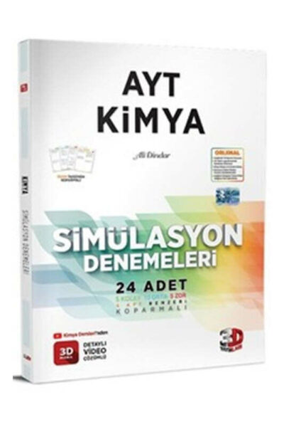 3D Yayınları 2025 AYT Kimya Simülasyon 24 Deneme