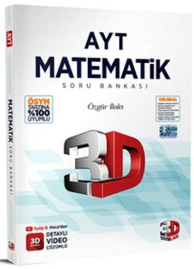 3D Yayınları 2025 AYT Matematik Soru Bankası