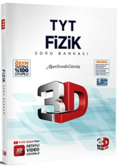 3D Yayınları 2025 TYT Fizik Soru Bankası