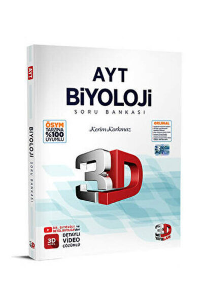 3D Yayınları AYT Biyoloji Soru Bankası