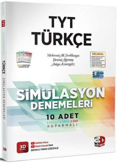 3D Yayınları TYT Türkçe Simülasyon Denemeleri
