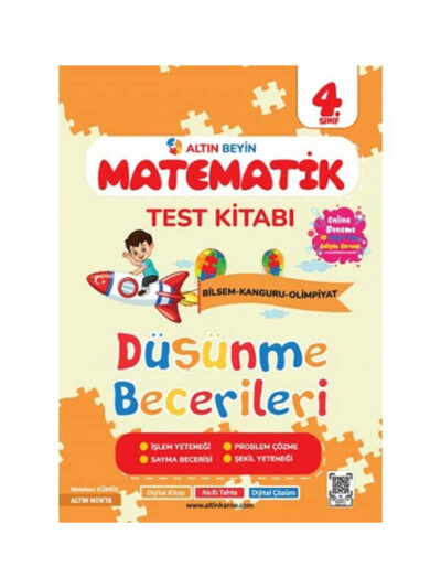 Altın Nokta Yayınları 4.Sınıf Altın Beyin Matematik Test Kitabı