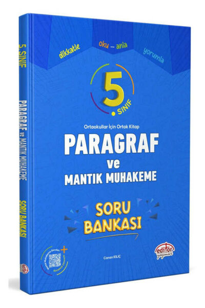 Editör Yayınevi 5. Sınıf Paragraf ve Mantık Muhakeme Soru Bankası