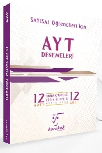 Karekök Yayınları AYT Sayısal 12 li Denemeleri