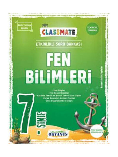 Okyanus Yayıncılık 7. Sınıf Classmate Fen Bilimleri Soru Bankası