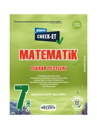 Okyanus Yayıncılık 7. Sınıf Kendini Check - Et Matematik Tekrar Testleri