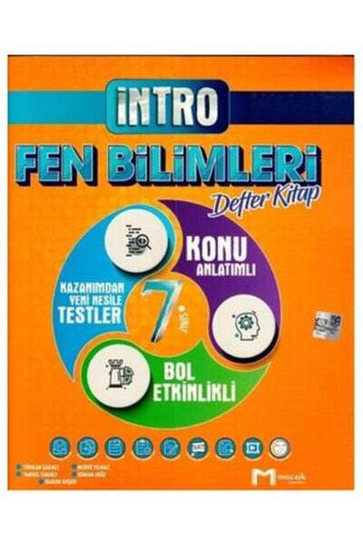 Mozaik Yayınları 7.Sınıf Fen Bilimleri İntro Defter Kitap