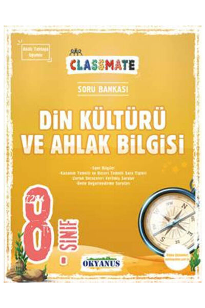 Okyanus Yayınları 8. Sınıf Classmate Din Kültürü Ve Ahlak Bilgisi Soru Bankası
