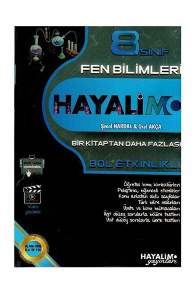 Hayalimo Yayınları 8. Sınıf Fen Bilimleri Etkinlikli Konu Anlatım