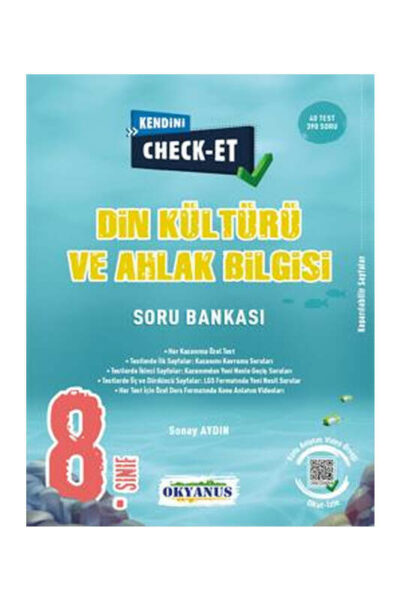 Okyanus Yayıncılık 8. Sınıf Kendini Check Et Din Kültürü Ve Ahlak Bilgisi Soru Bankası