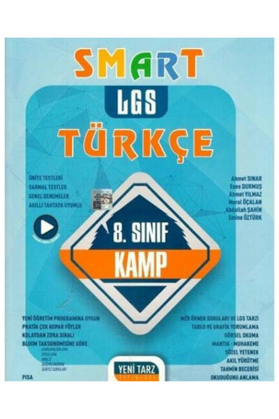 8. Sınıf LGS Türkçe Smart Kamp Yeni Tarz Yayınları