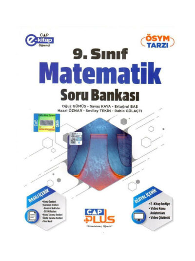 Çap Yayınları 9. Sınıf Anadolu Lisesi Matematik Plus Soru Bankası