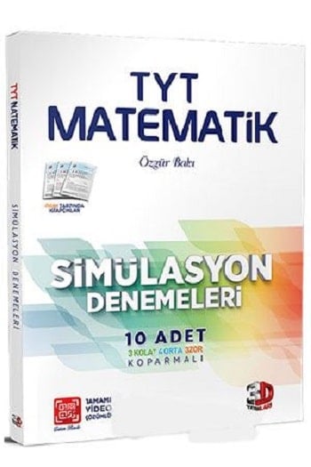 Çözüm Yayınları TYT Matematik Tamamı Video Çözümlü Simülasyon Denemeleri