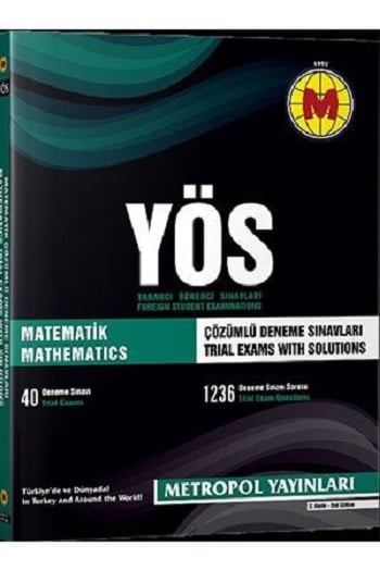 Metropol Yayınları YÖS Matematik Çözümlü Deneme Sınavları