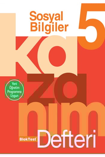 Bloktest Yayınları 5. Sınıf Sosyal Bilgiler Kazanım Defteri