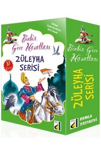 Damla Yayınevi Binbir Gece Masalları Züleyha Serisi 10 Kitap