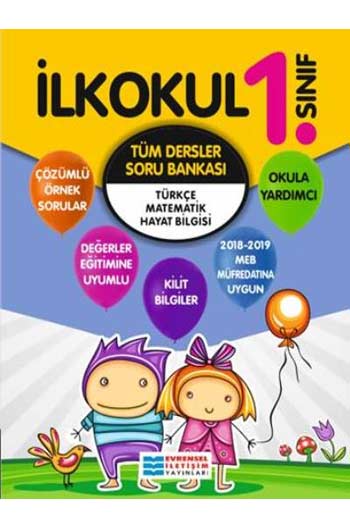 Evrensel İletişim Yayınları 1. Sınıf Tüm Dersler Soru Bankası