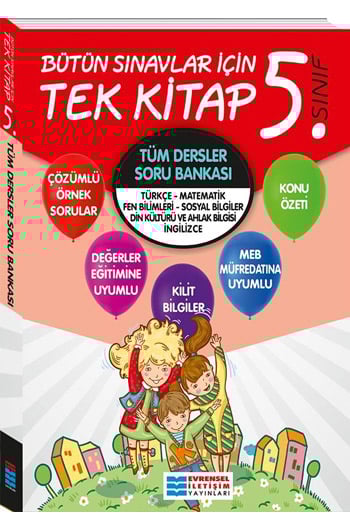 Evrensel İletişim Yayınları 5. Sınıf Tüm Dersler Soru Bankası