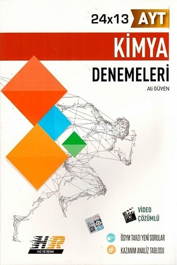 Hız ve Renk Yayınları AYT Kimya 24x13 Denemeleri