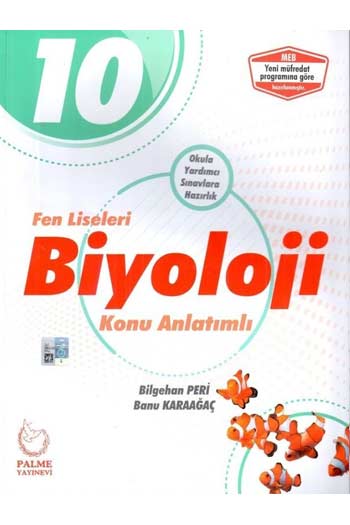 Palme Yayınları 10. Sınıf Fen Liseleri Biyoloji Konu Anlatımlı
