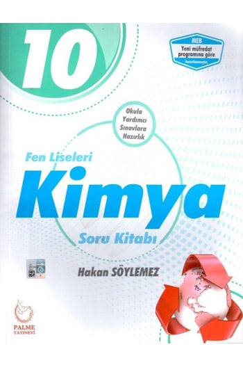 Palme Yayınları 10. Sınıf Fen Liseleri Kimya Soru Kitabı
