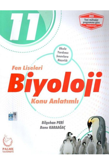 Palme Yayınları 11. Sınıf Fen Liseleri Biyoloji Konu Anlatımlı