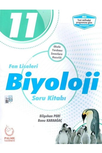 Palme Yayınları 11. Sınıf Fen Liseleri Biyoloji Soru Kitabı