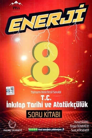 Palme Yayınları 8. Sınıf T.C. İnkılap Tarihi ve Atatürkçülük Enerji Soru Kitabı
