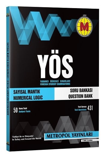 Metropol Yayınları YÖS Sayısal Mantık Soru Bankası