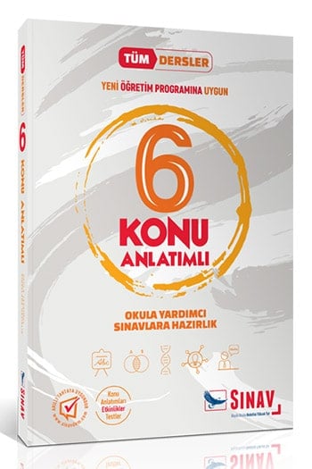 Sınav Yayınları 6. Sınıf Tüm Dersler Konu Anlatımlı
