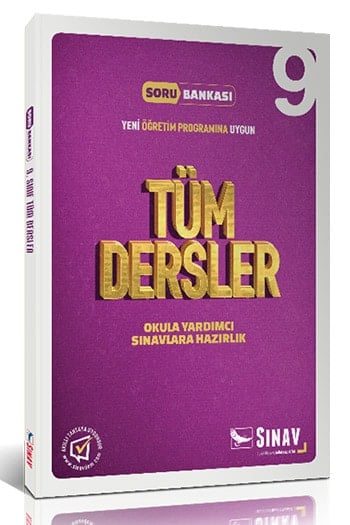 Sınav Yayınları 9. Sınıf Tüm Dersler Çözümlü Soru Bankası