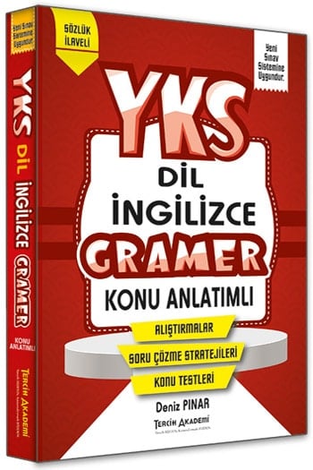 Tercih Akademi Yayınları YKSDİL İngilizce Gramer Konu Anlatımlı